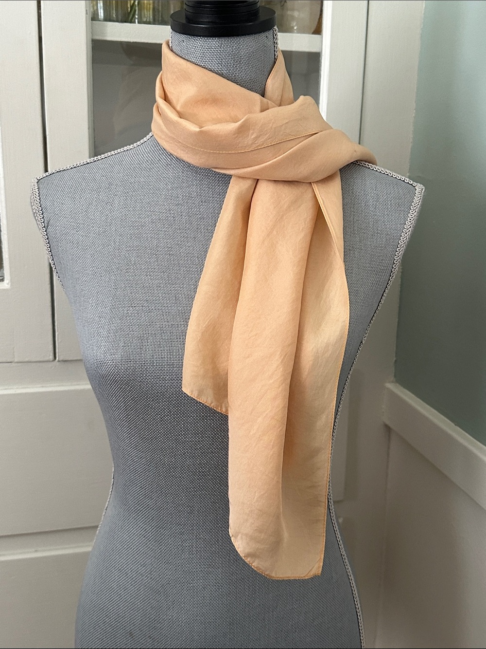 Vintage Peach Lightweight Women's Scarf cravat